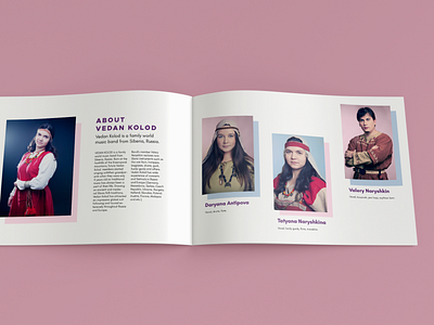 Vedan Kolod Press Release band brochure design graphic design press release print