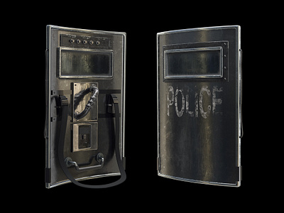 Police Shield 3d 3d art 3dsmax art cg cgart modeling render substance painter texturing v ray vray