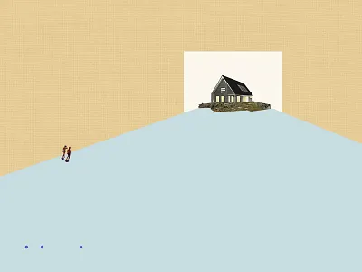 Jack & Jill collage couple design home illustration modern motion photoshop