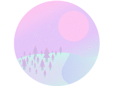 Dream land adobe cc calm colors cute illustration illustrator