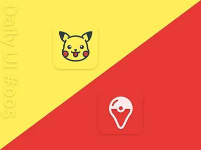 Daily UI #005 - App Icon app daily ui icon logo pokemon pokemongo ui ux