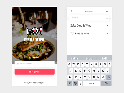 #Day 3 (Daily UI Challenge #01-05) adobe xd daily ui challenge dailyui dine wine dinner ui landing page restaurants ui ui design uichallenge ux wine