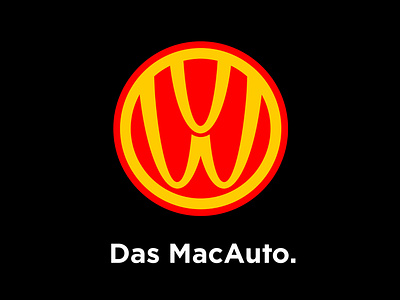 Das MacAuto. branding creative design icon identity logo meshup type vector vw