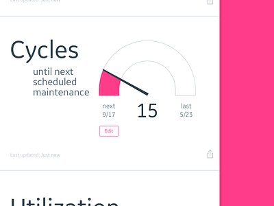 DailyUI - 014 - Countdown Timer aviation countdown dailyui data design factory gauge manufacturing schedule time timer ui ux visualization