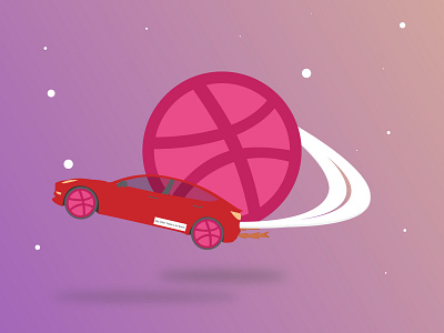 My First Post! Tesla Roadster Circling Mars (dribble) debut debut post first first post first shot hello dribble tesla