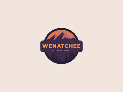 #25, Thirty Days Logo Challenge badge brand branding forest logo mountain thirty logos thirtylogos wenatchee