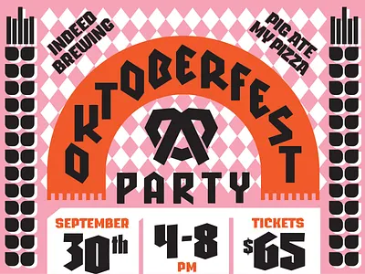 Oktoberfest beer oktoberfest pizza