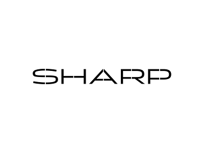Sharp black and white challenge design details knife logo logo design logos minimal subtle thirty logo challenge thirty logos type typography