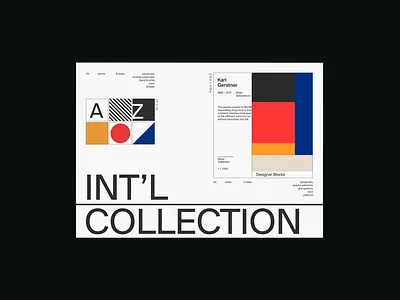 Designer Blocks clean design graphic graphic design grid layout minimal print swiss type typography