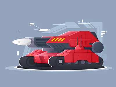 V4火箭发射车 Rocket Launcher
