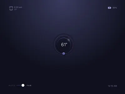 Digital thermostat dailyui digital thermometer nest temperature touch ui