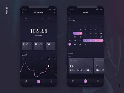 Burning my calories sports app