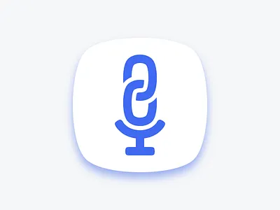 PodLink Branding branding icon identity logo microphone podcasting
