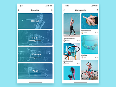 Sports interface app ui ux