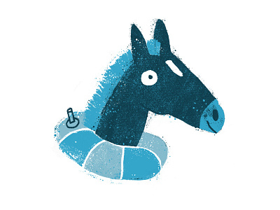 Fish Horse drawing fish grunge horse illustration nautical texture