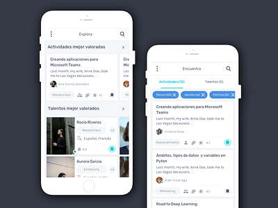 Couching App Grid
