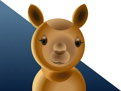 No Drama Lama illustration animal cute illustration lama vector