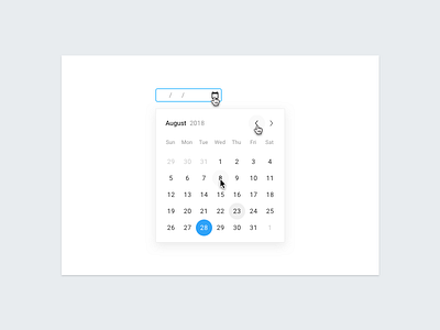 Calendar calendar date date picker datepicker inteface kit ui