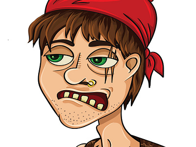 Pirate Illustration character character art character concept character creation design game game art game design illustration pirate pirate illustration vector