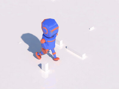 Robowalk animation 3d animation cinema4d design
