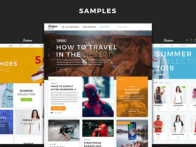 Tristero UI Kit Samples design ui uikit ux web