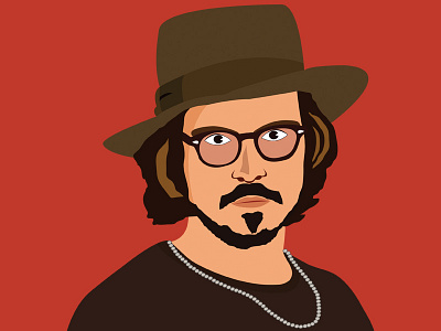 Johnnidepp actor digitalpaint digitalpainting illustration johnnidepp paint painting