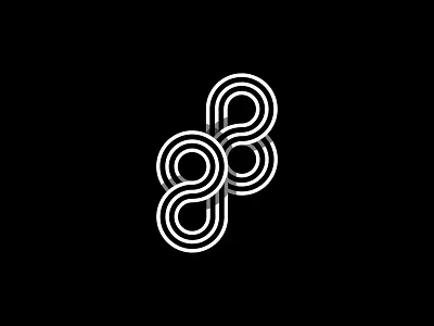 gb black design letter line logo logotype mark shadow symbol