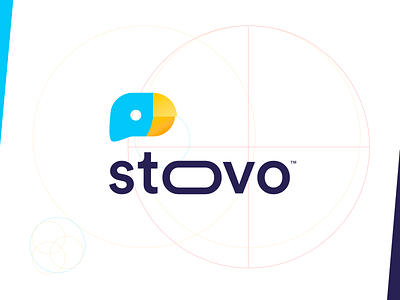 Stoovo - Branding app store icon apple app store google bird symbol sign brand family agency logo mark design mobile branding app process ui ux startup clean award trademark typography gradient design visual style guide