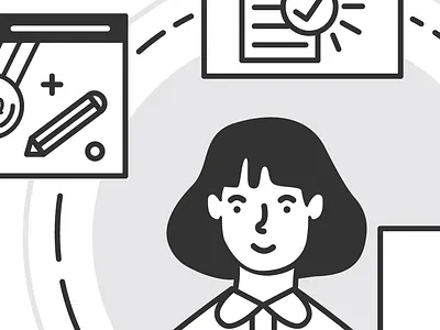 Web Banner design flat illustration vector web