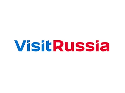 Visit Russia branding design lettering logo logotype print type typography vector
