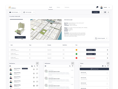 BIM Platform bim building dashboard information modeling platform project ui ux ux design