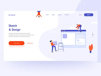 Process Design app colors design design app designthinking flat design illustration process sketchapp team team building teamwork ui ui design uidesign user experience web