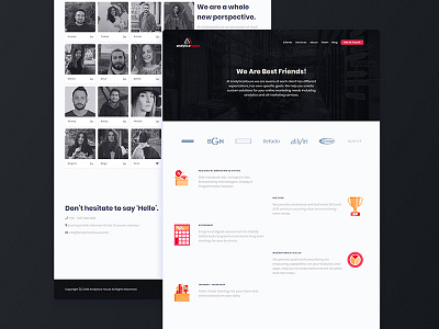 Shot Analyticahouse agency creative design digital product uiux website