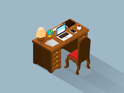 Vintage Isometric Office freepik isometric isometric office office vector vintage office