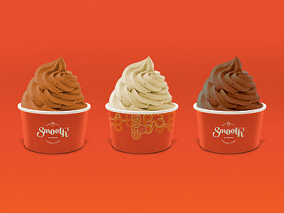 Smooth brand branding branding agency design ice cream logo logotype packaging smooth visual identity