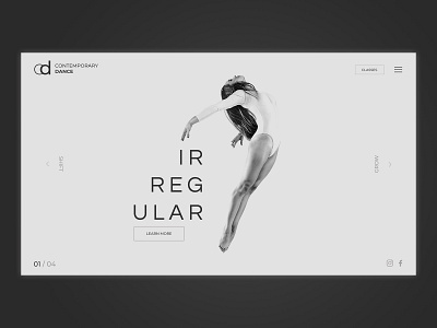 Contemporary Dance Concept branding business clean dark design flat graphicdesign icon illustration logo minimal simple typography ui ux vector web webdesign webdesigner webdevelopment