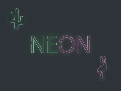 NEON design graphic graphics neon