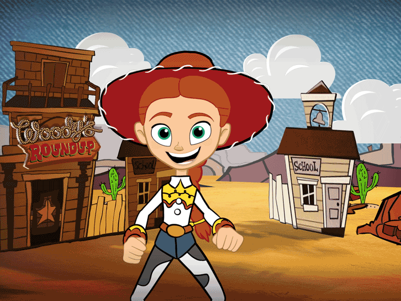 Jessie's Roundup animation 2d character animation harmony toon boom toy story