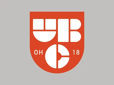 Unhitched Secondary mark beer blocks branding brewery branding building blocks craft beer design identity identity design lettering logo logo design orange secondary mark submark typography