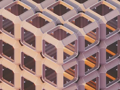 Structure 3d abstract c4d cinema4d colors geometry inspiration pattern render