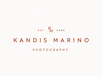 Kandis Marino Alternate logo branding brandingdesign brandstylist logo logo design logodesign minimal minimalism type typography