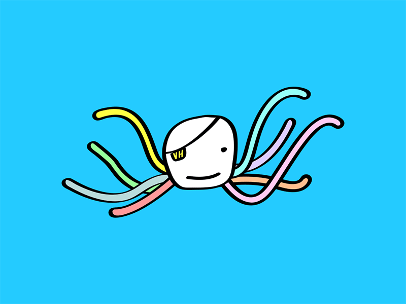 Friday Mood animation gif illustration