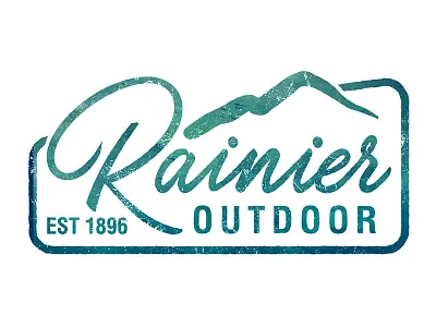 Rainier Logo art director art director orange county design graphic designer jamie stark laser engraving logo