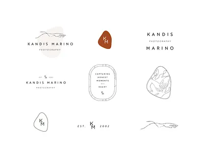 Kandis Marino Element Overview abstract art artist badge branding brandingdesign icon illustration logo logodesign logomark minimalism photographer simple