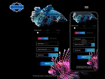 Daily UI adobexd fish tickets ui ux