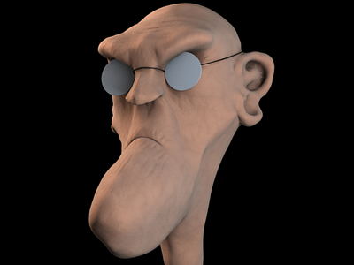 Eustace 3d 3d art 3d artist 3d model 3d sculpting 3dart 3dmodel 3dmodeling cartoon network cgi cinema 4d cinema4d courage design digital art digitalart pixologic render sculpting zbrush