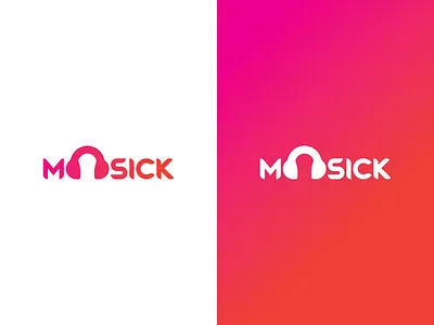 Moosick Logo Concept branding design logo logo alphabet music stream typography vector virtuosoalpha