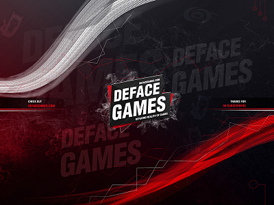 Red Doom Gaming YouTube Cover gaming gaming cover gaming website youtube cover