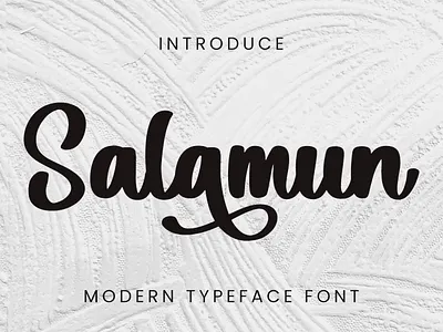A pretty vintage display font ligature font