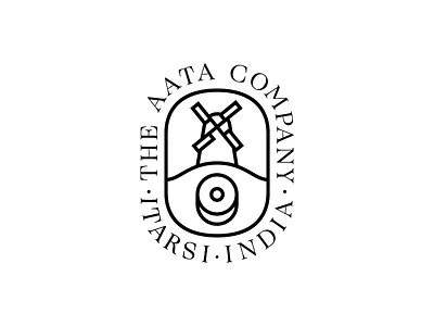 The Aata Company branding food grains graphic design healthy illustration logo symbol typo vegan visual identity